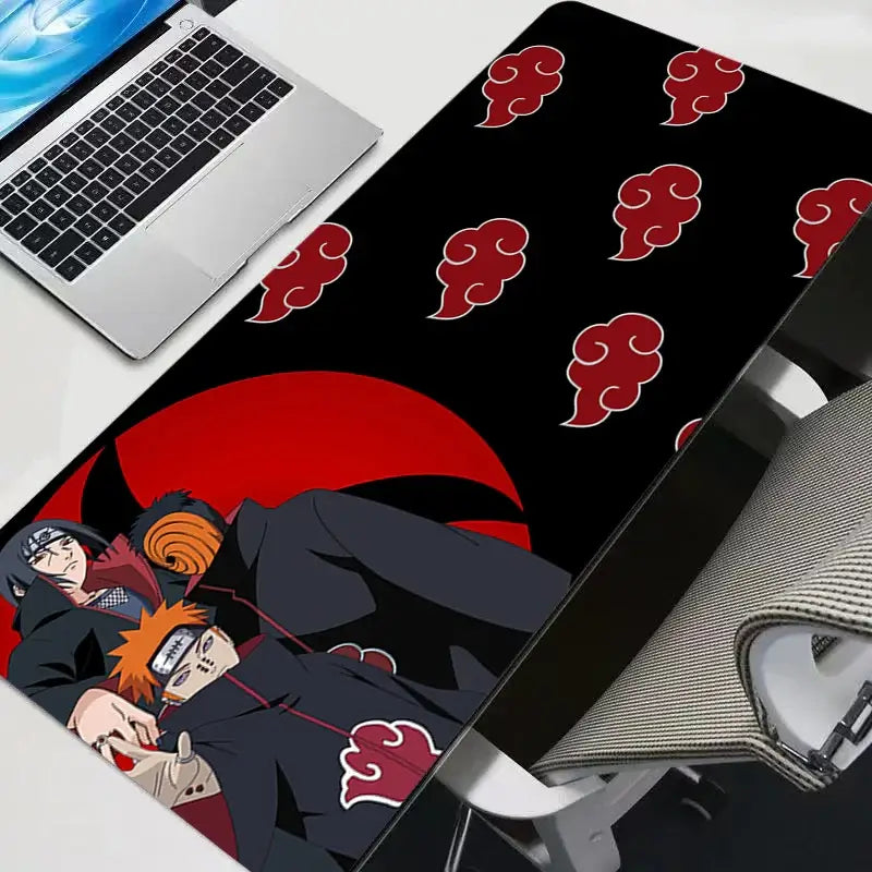 Akatsuki Naruto Mouse Pad: Anime Gaming Desk Mat